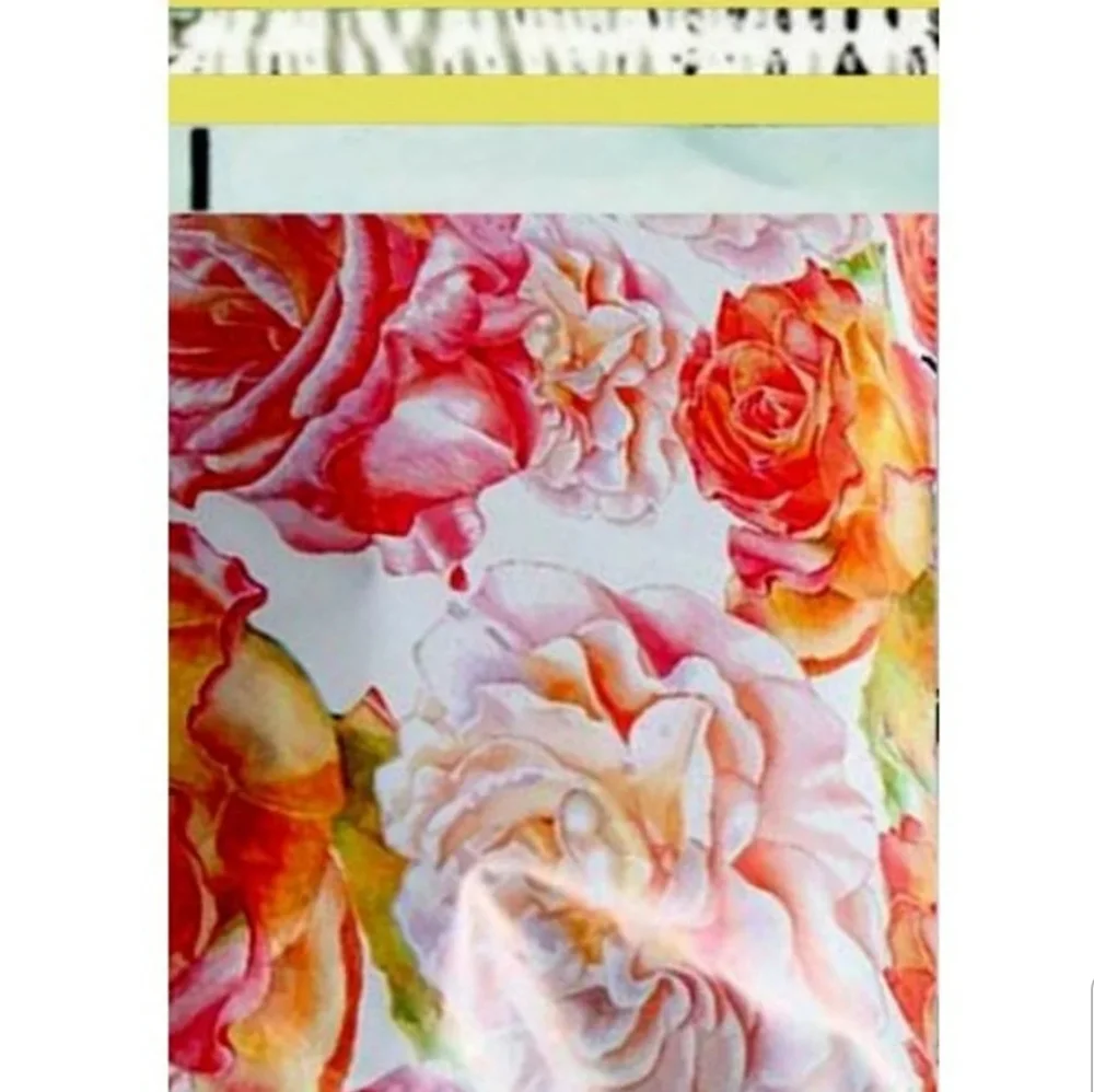 poly mailers 10-10x13 Watercolor Flowers - Picture 1 of 1